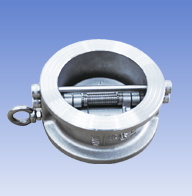 Wafer dual check valve